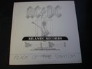 ACDC AC/DC FLICK OF THE SWITCH LP RECORD PROMO TITLE STICKER NM