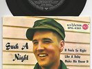 Elvis Presley 7“ 45 EP Such A Night D Rare RCA Victor Press Germany