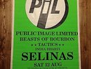 Public Image Ltd Original 1989 Australian Tour Poster