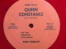 HIGH FIDELITY Queen Constance LP OG disco boogie Red Vinyl