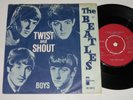 Very rare The Beatles single 45 Twist and Shout Red Odeon Denmark VG+/VG+