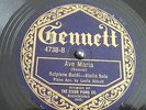 Ave Maria SEIPIONE GUIDI Gennett 20's Victrola Record 78 rpm STARR PIANO Co.