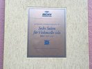 PIERRE FOURNIER   Bach Solo Cello    Archiv/DGG 2710005 GER-1970s 3-LPs MINT