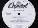 MYSTIC MERLIN Just Can't Give You Up/Can't Stop Dancin' CAPITOL 12