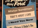 7'EP Les Paul and Mary Ford  Mister Sandman/+3  Germany/US MUSTERPLATTE