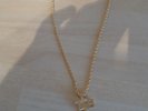 Elvis Style Gold colour TCB pendant and chain