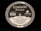 Edison Jazz Diamond Disc Phonograph Record #51222 Matsons Creole Serenaders
