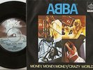 ABBA MONEY MONEY MONEY & CRAZY WORLD DANISH 45+PS 1976 BJÖRN BENNY AGNETHA FRIDA