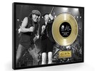 Acdc Back In Black Framed Gold Disc Display ( Large A3 Size )