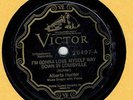 BLUES 78 : ALBERTA HUNTER ON VICTOR SCROLL 20497