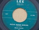 BRUCE PORTER: PLEASE DARLING - 1956  COUNTRY BOPPER PRIVATE PRESS 45