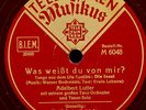 ADALBERT LUTTER TANZ-ORCH. Was weißt du von mir? -Tango-/ Ein Kuß von dir..S8551
