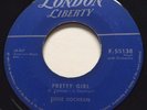 ROCKABILLY Eddie Cochran PRETTY GIRL London 45 rare Canadian pressing