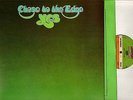 YES close to the edge LP EX/EX- K50012 A3/B2 uk with lyric inner gatefold