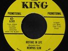 MEMPHIS SLIM: Mistake In Life / Messin' Around With The Blues 45 (dj, yellow lb