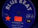 Rare Reggae/Ska Busters All Stars Cincinnatti Kid/Sammy Dead Blue Beat Label 45
