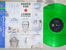 JOHN LENNON,PLASTIC ONO BAND SHAVED FISH Japan OBI Clear Green LP