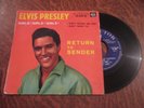 45 tours ELVIS PRESLEY WITH THE JORDANAIRES return to sender