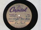 78 rpm Les Paul Capitol acetate (test pressing?) Vaya Con Dios in E Mary Ford