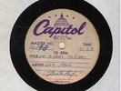 78 rpm Les Paul Capitol acetate (test pressing?) I'm A Fool To Care E Mary Ford