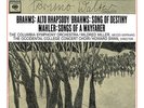 Brahms: Alt-Rhapsodie Mahler: Lieder  - Vinyl LP 180g audiophil Bruno Walter