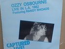 OZZY OZBOURNE    captured live      2LP