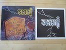 SAINT Too Late For Living LP Orig 1988 Rare Private Press Heavy Metal w/ insert