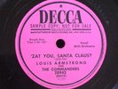 Louis Armstrong-Commanders/'Zat You Santa Claus?-Cool Yule/PROMO/Decca 28943/E+*