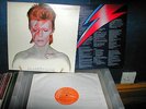 David Bowie-Aladdin sane LP 1973 gloss orange label 1st press no letter