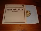 OPUS 3 - 8300 TEST RECORD 3 Dynamics Audiophile Sweden LP