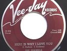 The SPANIELS doowop 45 Stormy Weather / Here Is Why... VEE-JAY cc1409