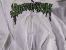 Silverstein RAD white ZIP HOODIE emo VICTORY RECORDS Alesana