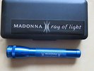 MADONNA Ray Of Light UK promo only blue mini maglite in presentation box