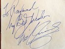 VIC LEWIS RARE AUTOGRAPH:THE BEATLES / ELTON JOHN / ROBIN GIBB & BIG BAND LEADER