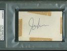 Signed w/ Jim Morrison John Densmore business card PSA RARE The DOORS
