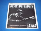 ROSSINI OVERTURES - L.S.O. Cond by GAMBA DECCA SXL2266 WBG UK 12