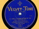 JAZZ 78 : ANNETTE HANSHAW W/ THE THREE BLUE STREAKS ON VELVET TONE 2066-V