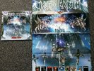 ICED EARTH horror show ORG FIRST PRESS 2-LP FOC 2001 MINT century Media +POSTER