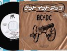 AC/DC Let's Get It Up/Back In Black(Live) JAPAN PROMO WHITE 7