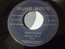 JAZZ 45 SONNY ROLLINS BLUE NOTE 1669 / DECISION Van Gelder 7