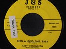 BABY WASHINGTON: Been A Long Time, Baby / Ah-ha 45 (tol) rare Blues & R&B