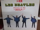 LP - BEATLES - CHANSONS DU FILM HELP   - french Press  - blaues ODEON Label