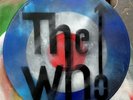THE WHO design.Handmade Stencil work on vinyls. Made in Australia