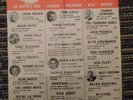 Original 1958 Record Store Poster ROCK N ROLL 45s/78s