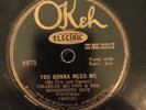 Okeh 8873 Charlie McCoy Mississippi Hot Footers   1930 78 rpm  super rare V+
