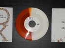 NOFX OXY MORONIC 7” ORANGE/WHITE SPLIT VINYL Fat Wreck face to face lagwagon