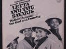 LETTA & SAFARIS: Walkin' Around / For God And Country 45 (dj, PS w/ sm tear)