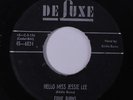 EDDIE BURNS: Hello Miss Jessie Lee / Dealing With The Devil 45 (plays great) ra
