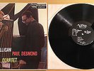 THE GERRY MULLIGAN - PAUL DESMOND QUARTET LP VINYL VERVE MG V-8246 EX / EX 1958