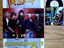 RARE  DEF LEPPARD ARMAGEDDON IT  b/w RING OF FIRE POSTER SLEEVE 7
